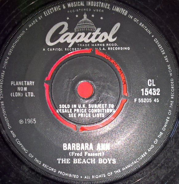 Barbara Ann by The Beach Boys