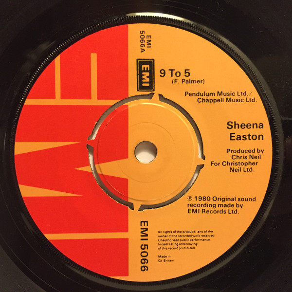 Morning Train by Sheena Easton physical vinyl pressing cover artwork on VinVibe