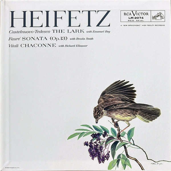 The Lark / Sonata (Op. 13) / Chaconne by Jascha Heifetz