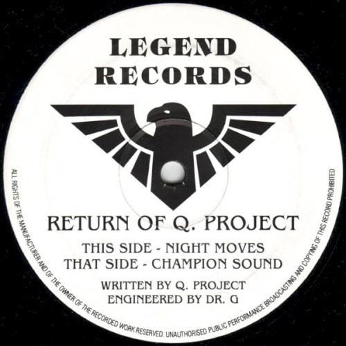 Q Project vinyl record cover artwork on VinVibe