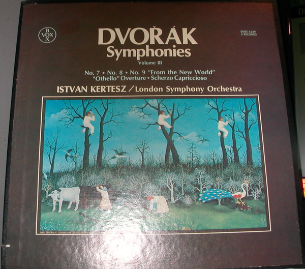 Symphonies, Vol III, No. 7, No 8, No, 9 "From The New World", "Othello" Overture, Scherzo Capriccioso by Dvorak, Istvan Kertesz, London Symphony Orchestra