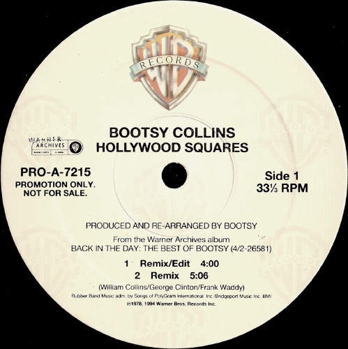 Hollywood Squares by Bootsy Collins