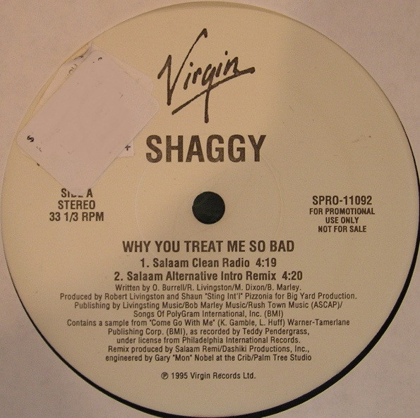 Why You Treat Me So Bad by Shaggy