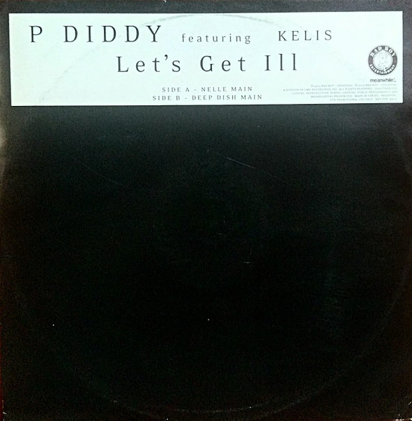 Let's Get Ill by P. Diddy physical vinyl pressing cover artwork on VinVibe