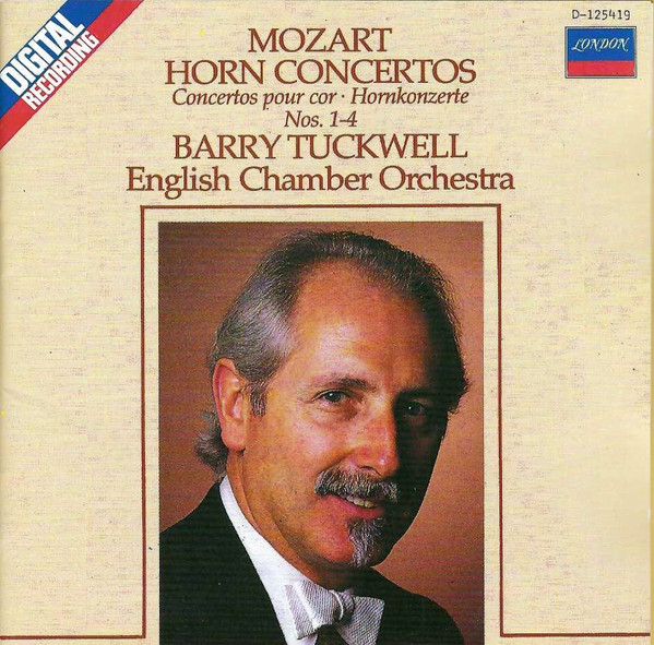 Horn Concertos 1-4 by Wolfgang Amadeus Mozart