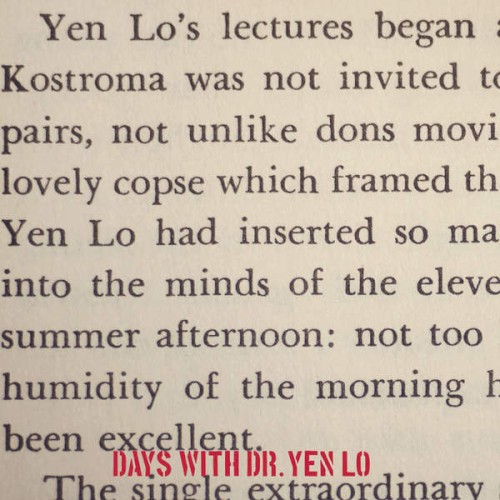 Days With Dr. Yen Lo by Dr. Yen Lo