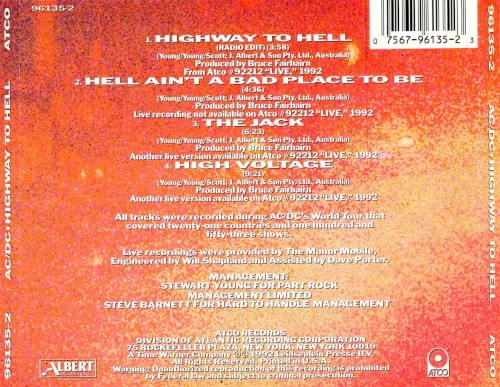 Highway To Hell by AC/DC