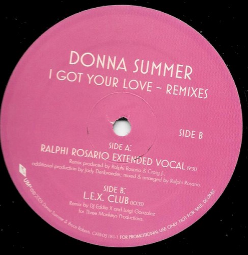 I Got Your Love (Remixes) by Donna Summer