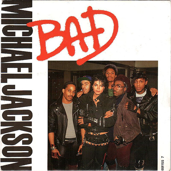 Bad by Michael Jackson physical vinyl pressing cover artwork on VinVibe