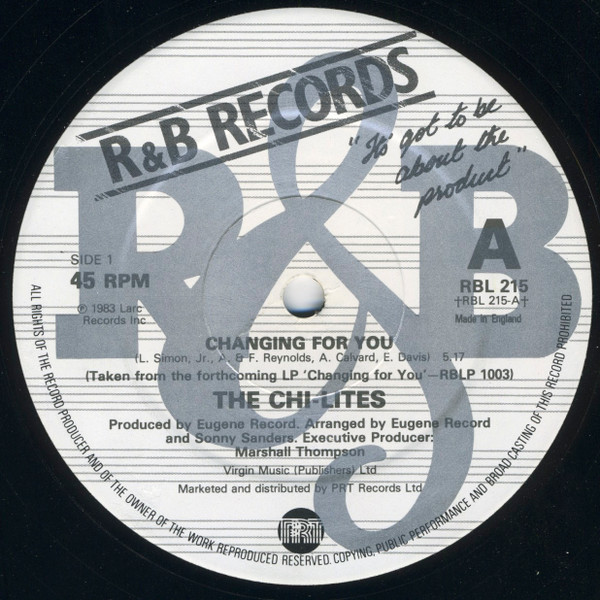 Changing For You by The Chi-Lites