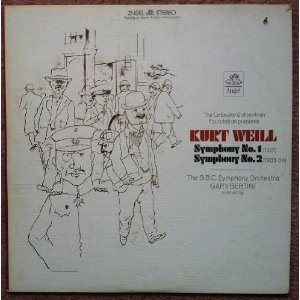 Symphony No. 1 (1921) / Symphony No. 2 (1933-34) by Kurt Weill