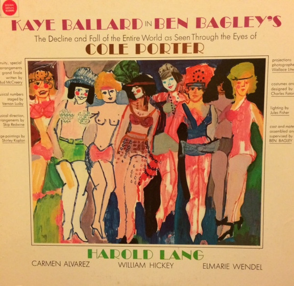 Kaye Ballard In Ben Bagley's The Decline And Fall Of The Entire World As Seen Through The Eyes Of Cole Porter by Kaye Ballard