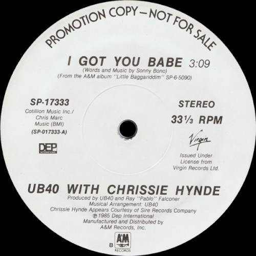 I Got You Babe by UB40