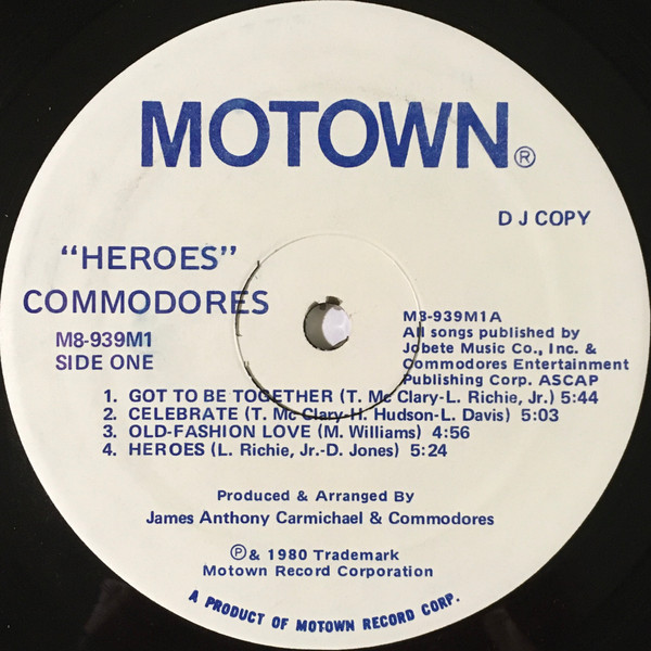 Heroes by Commodores