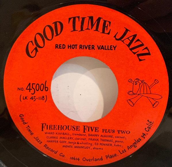 Red Hot River Valley / Riverside Blues by Firehouse Five Plus Two
