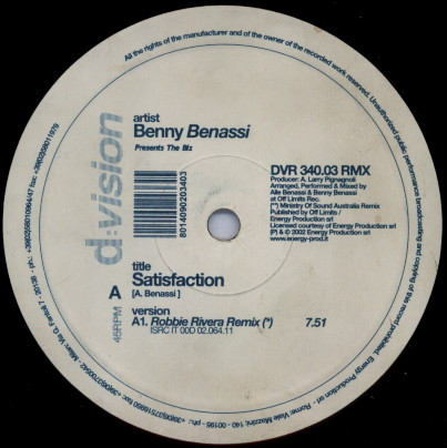Satisfaction by Benny Benassi