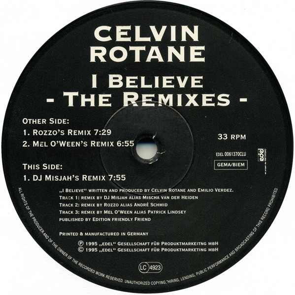 I Believe by Celvin Rotane