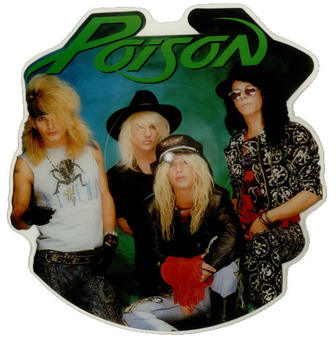 Poison vinyl record cover artwork on VinVibe