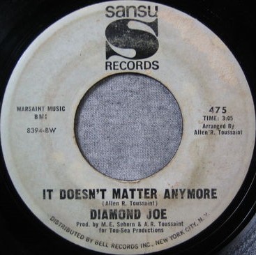 It Doesn't Matter Anymore / Gossip, Gossip by Diamond Joe