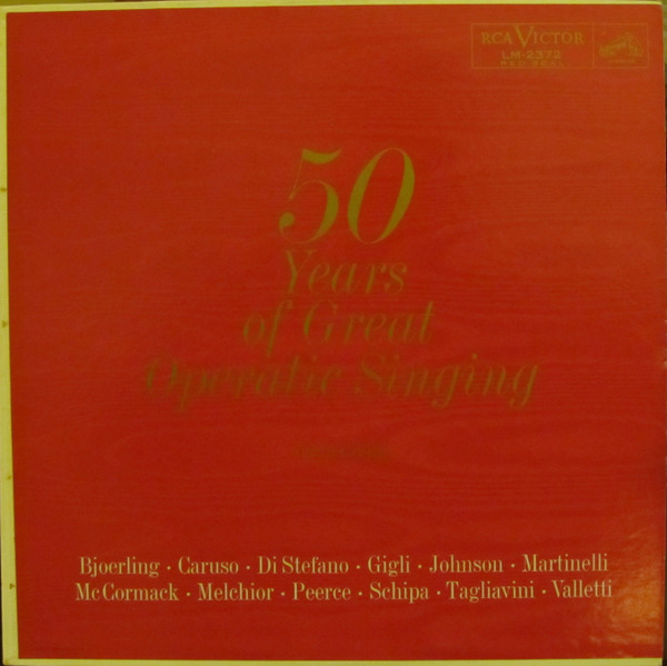 50 Years Of Great Operatic Singing - Tenors by Various