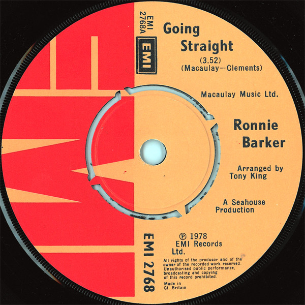 Going Straight by Ronnie Barker