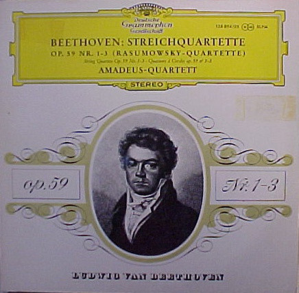 Streichquartette Op. 59 Nr. 1-3 (Rasumowsky Quartette) by Ludwig van Beethoven