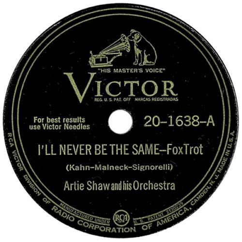 I'll Never Be The Same / 'S Wonderful by Artie Shaw And His Orchestra