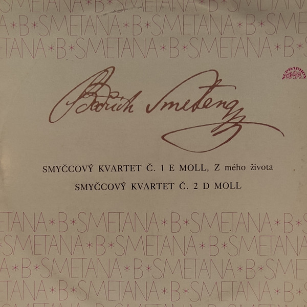 Smyčcový Kvartet Č. 1 E Moll / Smyčcový Kvartet Č. 2 D Moll by Bedřich Smetana