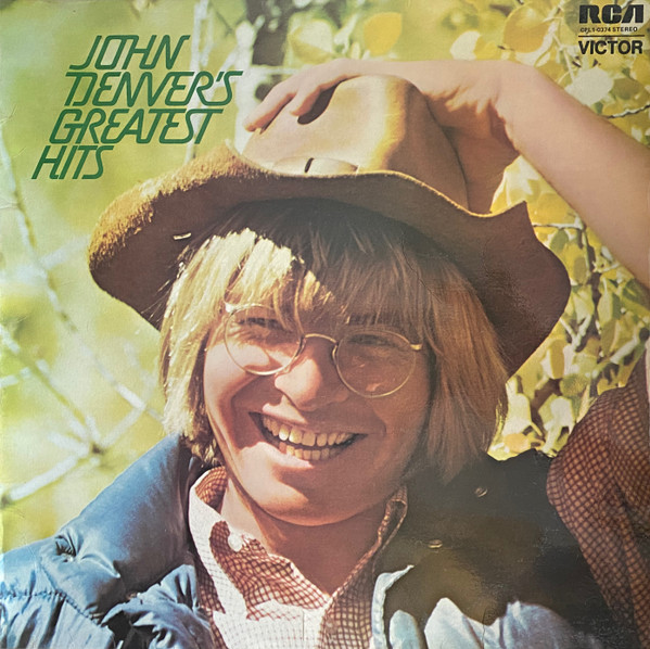 John Denver's Greatest Hits by John Denver physical vinyl pressing cover artwork on VinVibe